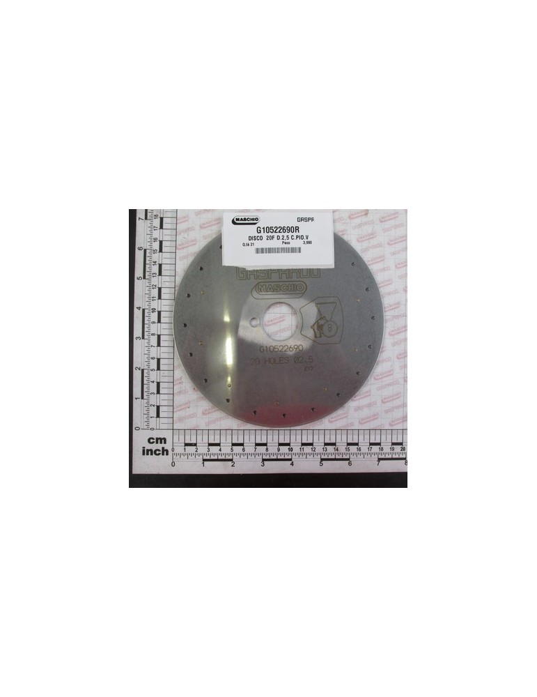 DISK 20 HOLES D.2-5 SV LM