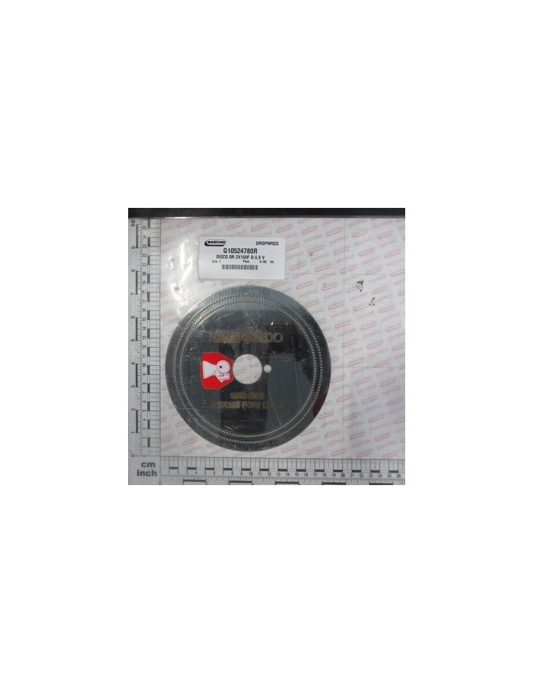 DISK DR507 2X160 F.D.0-8 LM