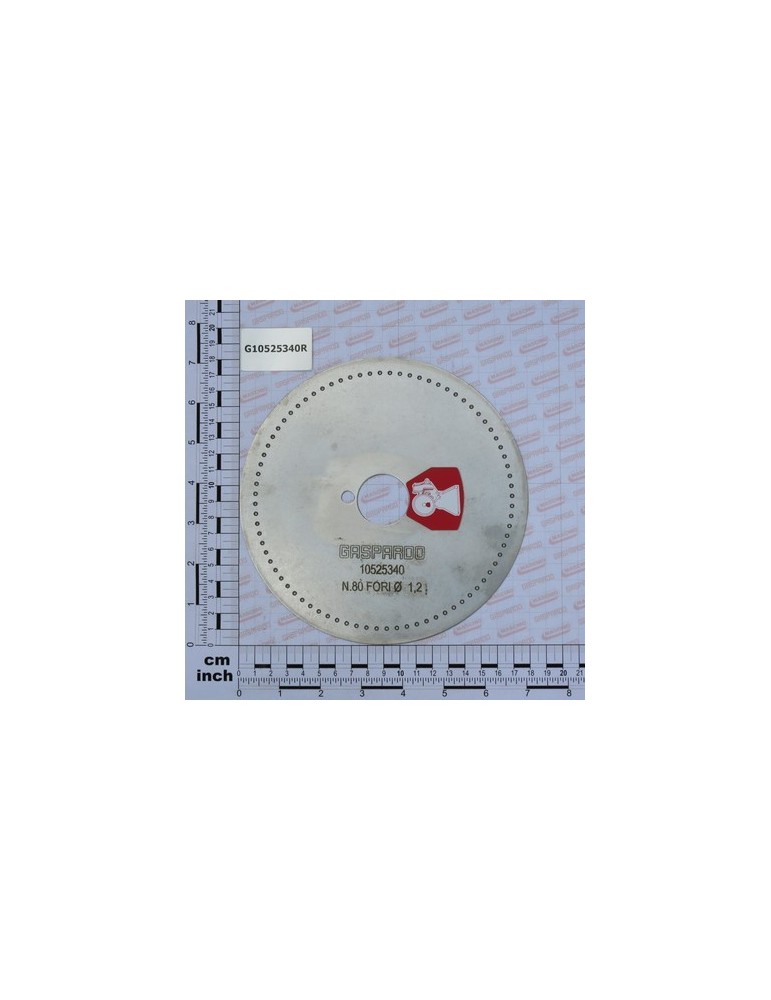 DISC 80 HOLES D.1.2 S.P. V LM