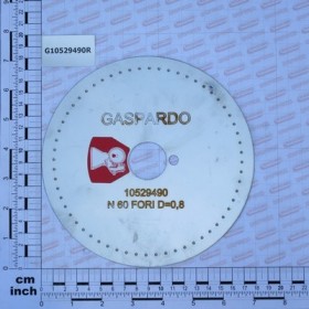 DISK 60 HOLES D.0,8 S.PI.SV LM