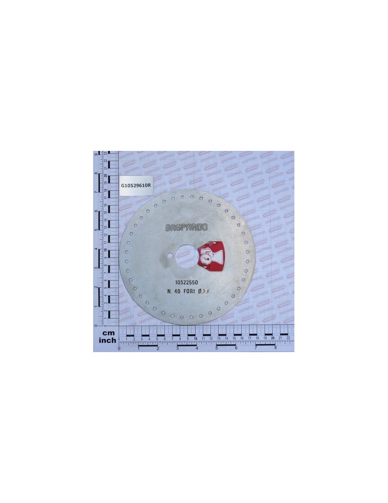 DISK 40 HOLES D.3-5 S.PI.SV