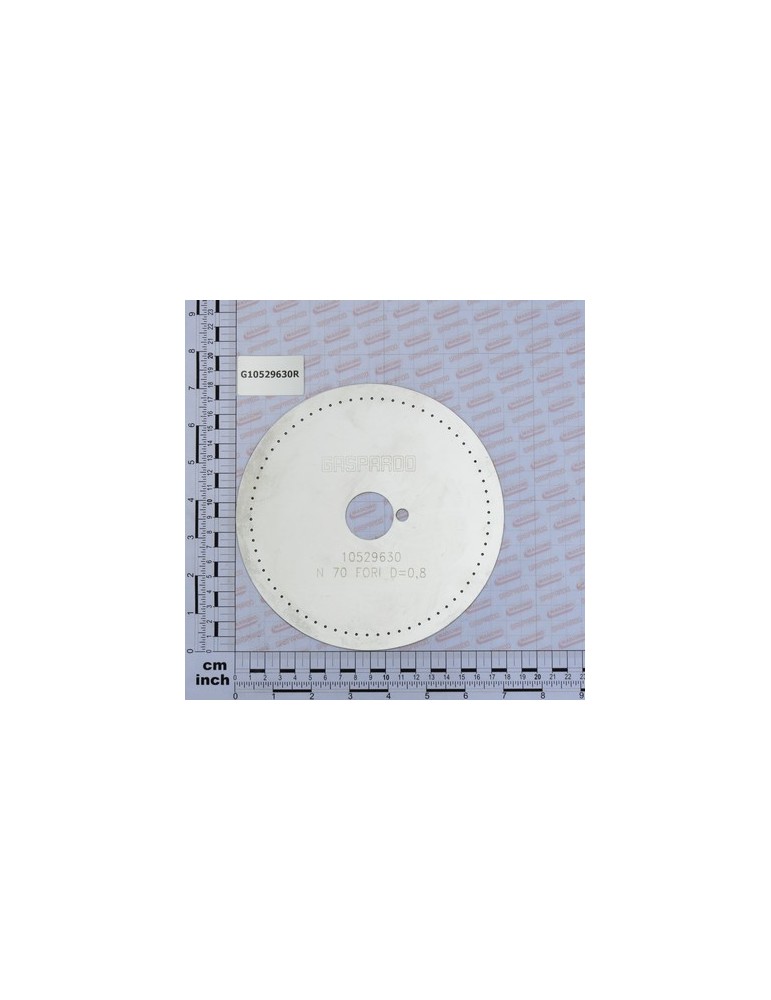 DISK 70 HOLES D.0,8 S.PI SV