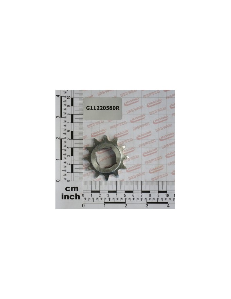 PINION SQUARE HOLE 20X20 Z12ZN