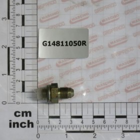 1/4\' 7/16 NIPPLE WITH GRUB