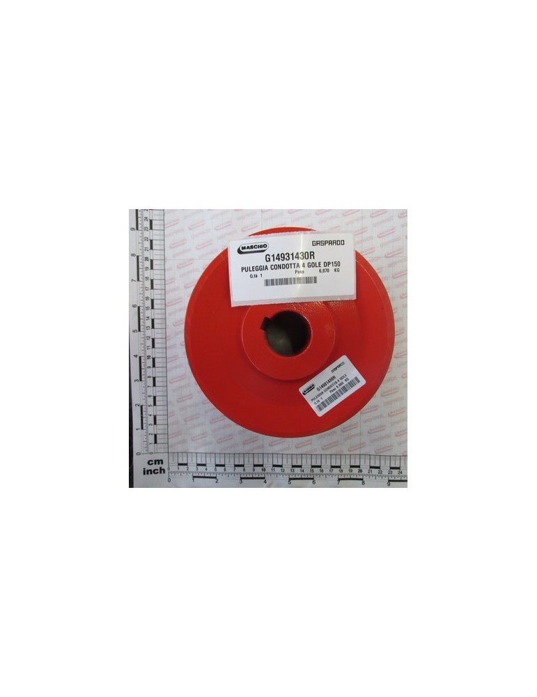DRIVEN PULLEY 4SHEAVES DP150
