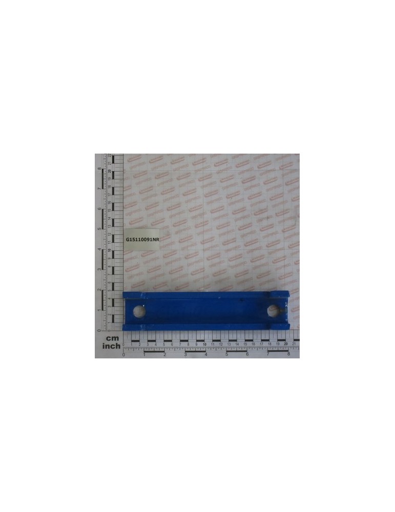U PLATE THK8 2HOLES 15 165NH