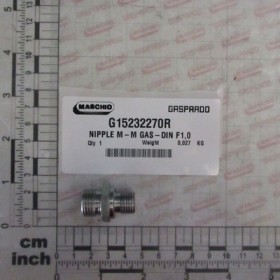 NIPPLE M-M GAS-DIN F1,0