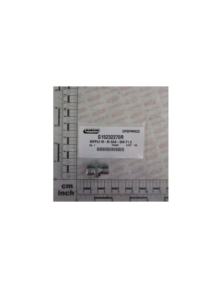 NIPPLE M-M GAS-DIN F1,0