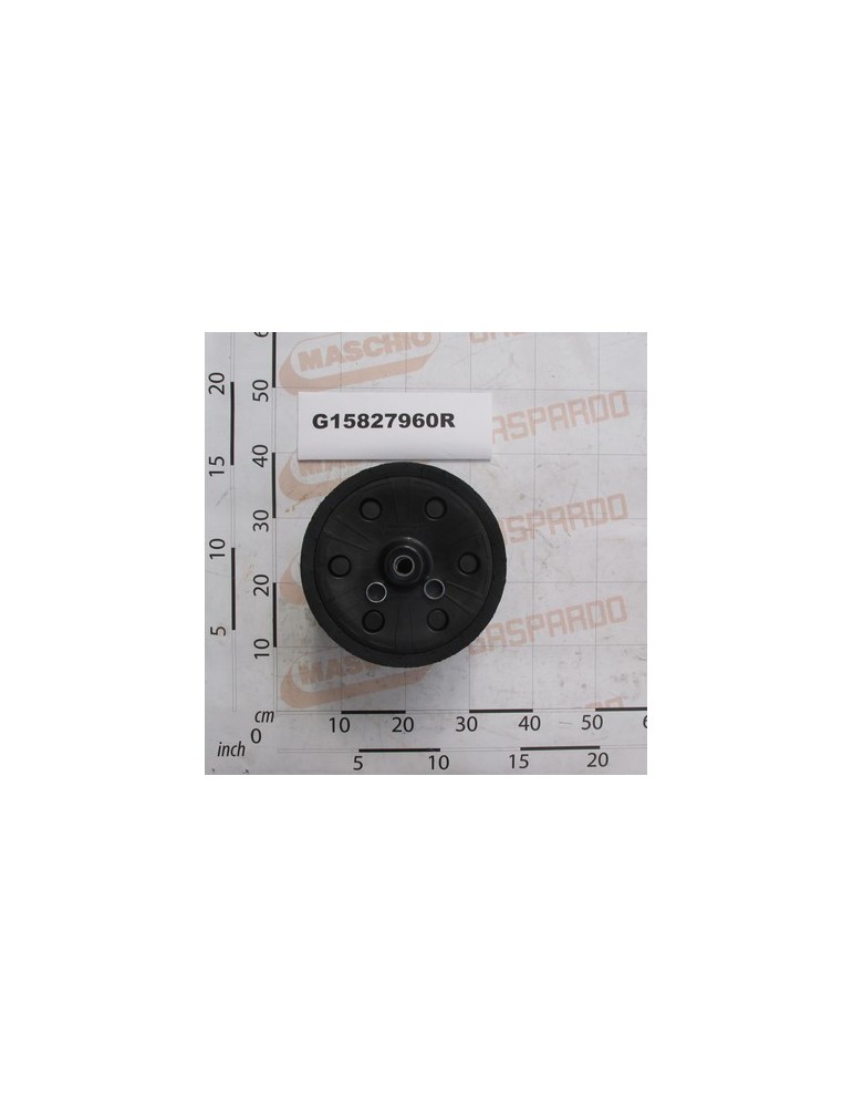 RUBBER WHEEL 250X170 HUB 180