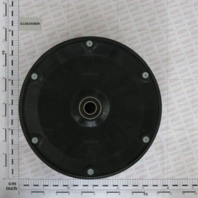 RUBBER WHEEL D.250X100 FL.
