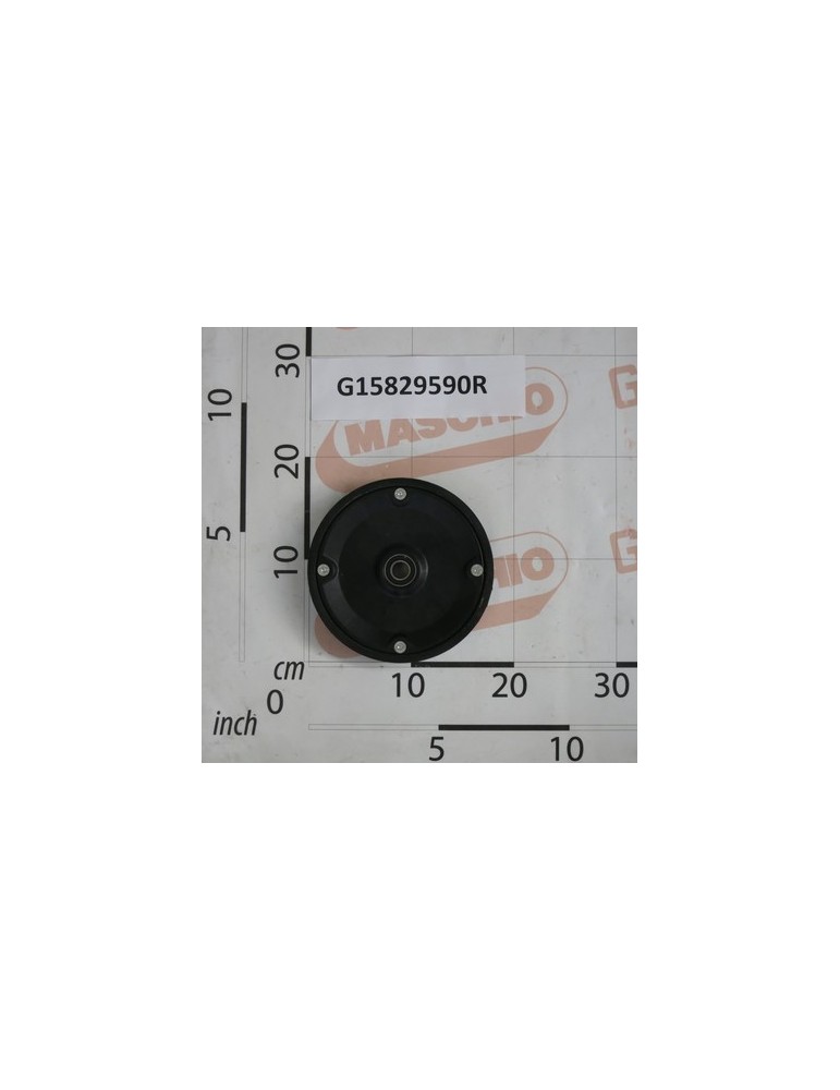 RUBBER WHEEL D.162X24 FL.