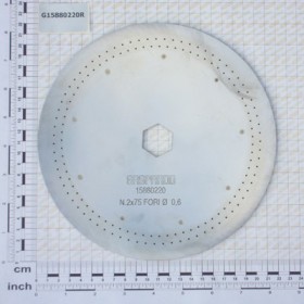 DISK DR 2X 75 HOLE  D 0,6