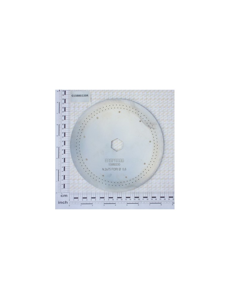 DISK DR 2X 75 HOLE  D 0,6