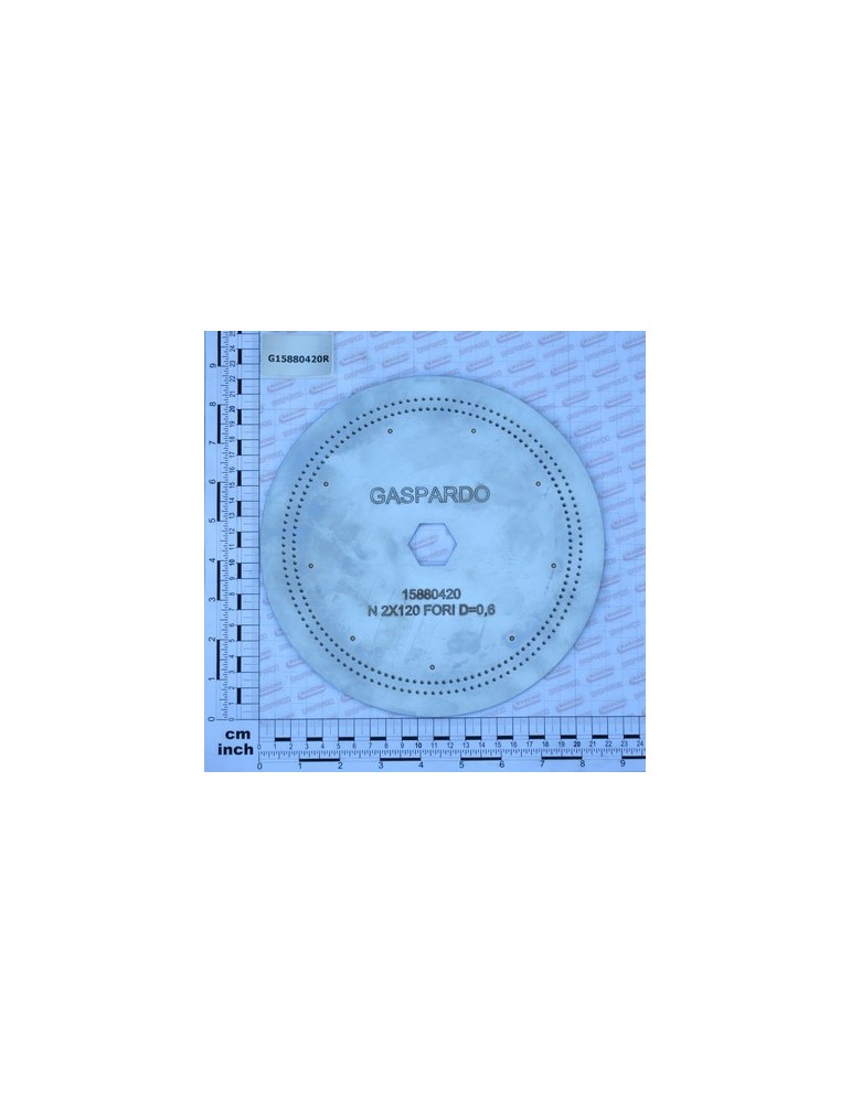 DOUBLE ROW DISC 2X120 HOLES D.