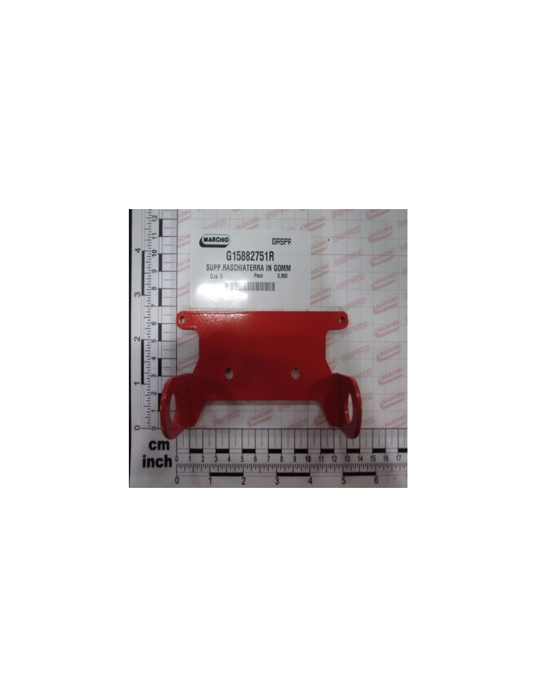 RUBBER MUD SCRAPER SUPPORT
