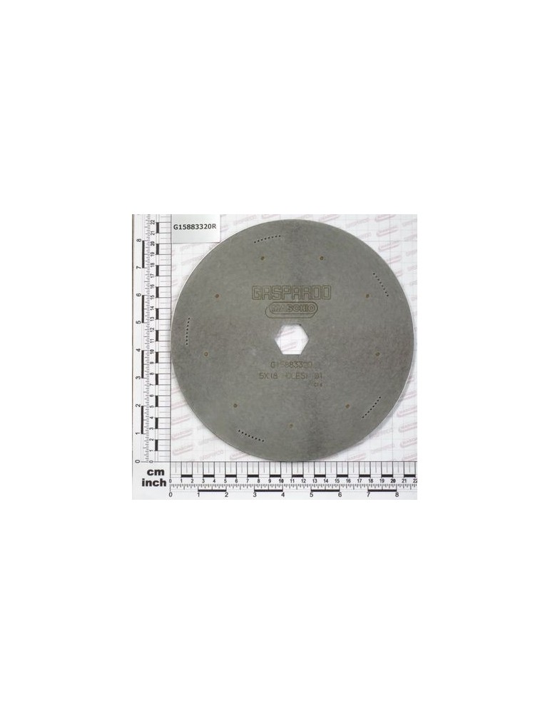 DISC ACC.5GR.-8HOLES D.1,0 9P.