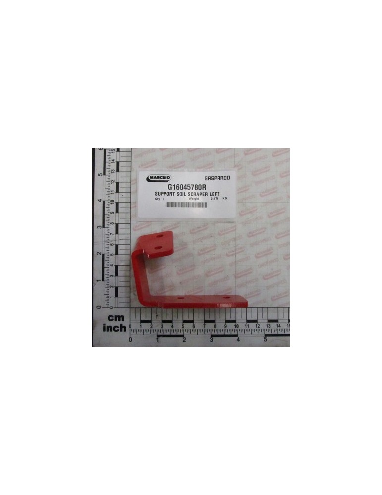 SUPPORT SOIL SCRAPER LEFT