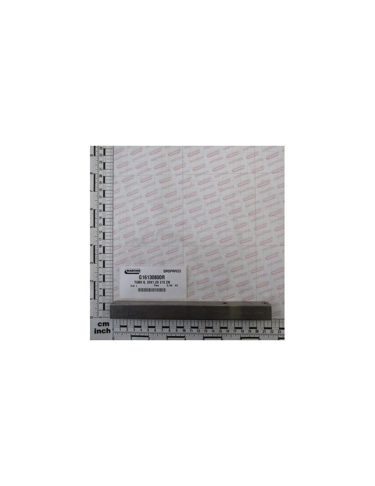 SQ.PIPE 20X1,2X 210 GALV.