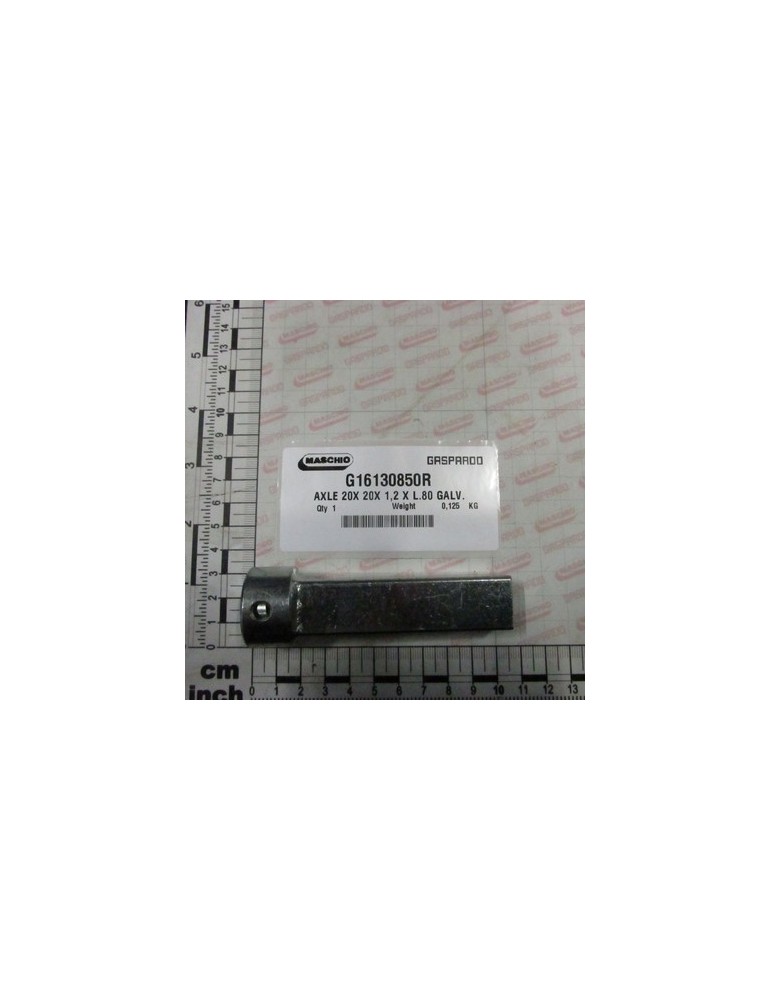 AXLE 20X 20X 1,2 X L.80 GALV.