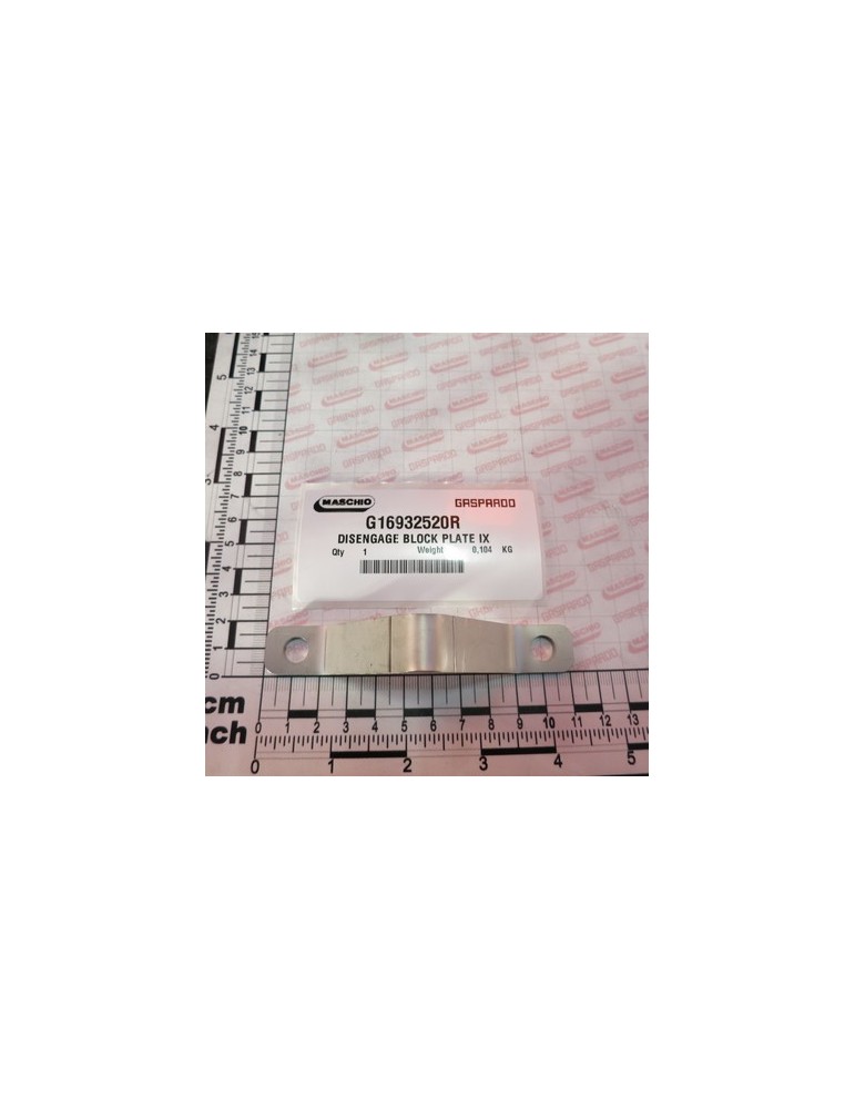 DISENGAGE BLOCK PLATE IX