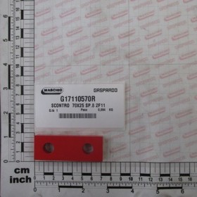 PLATE  70X25 SP.8 2F11