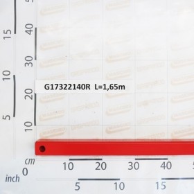 TUBE Q.  40X  4X1650 2 HOLES