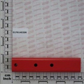 SQ.TUBE 40X4X190 PUNCHED