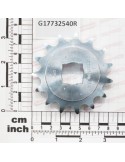 PINION Z15 5/8-3/8 SQ.20,4  ZN