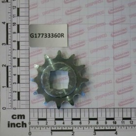 PINION Z12 5/8-3/8 SQ.20,4  ZN