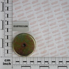 BOTTOM WASHER 8,5X62X1,5X11 ZN