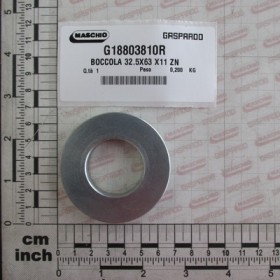 BUSHING 32,5X63 X10 GALV.