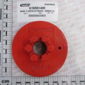 CASTLE NUT M30X2+WASHER
