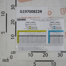 DECAL.FELTILIZER TABLE SP540