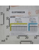 DECAL.FELTILIZER TABLE SP540