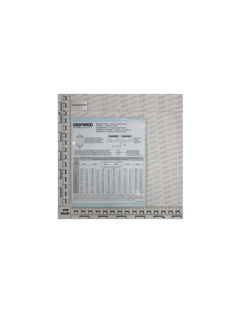 FERTILIZER DISTR.TABLE HI