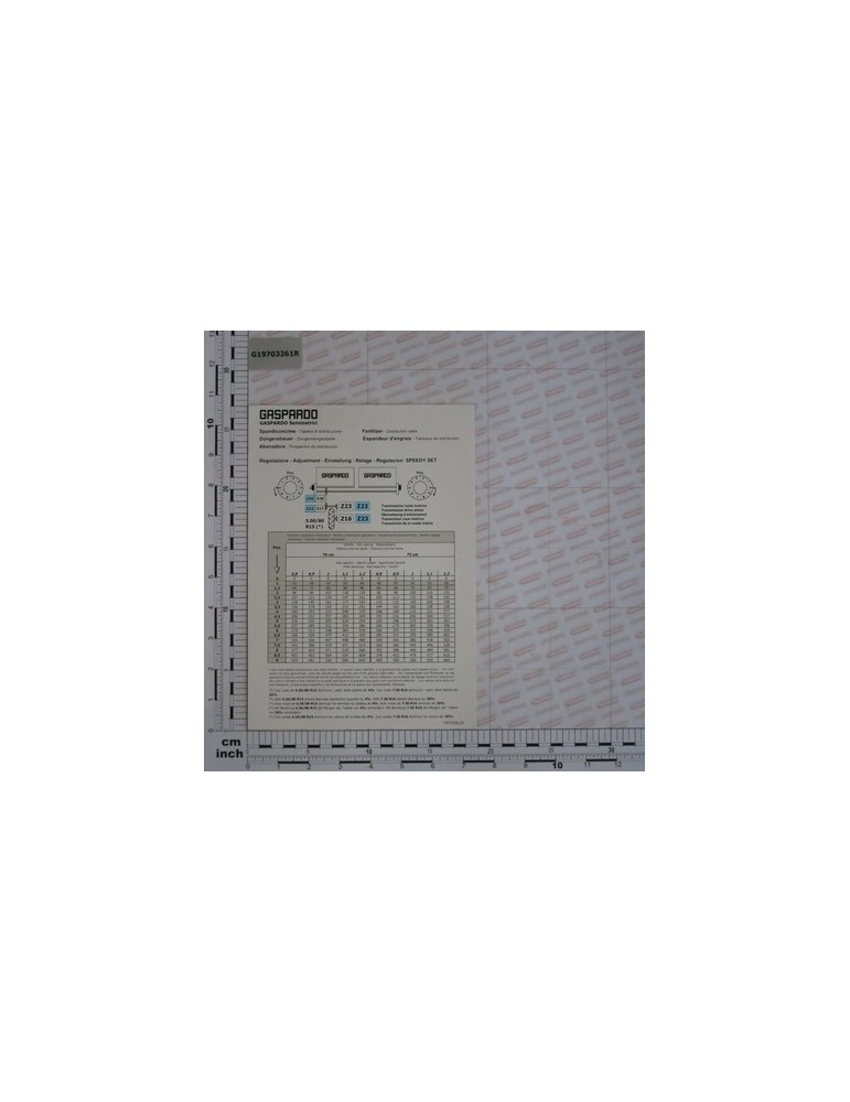 LABEL DISTR. ST SPEEDY