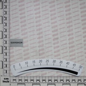 LABEL GEAR BOX REGULAT. PLA