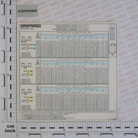 DISTRIBUTOR CHART 8P