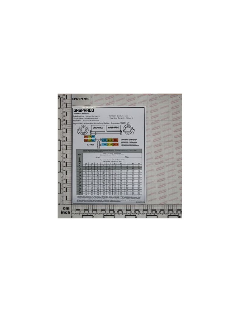 FERTILIZER DISTR.TABLE W7 3R