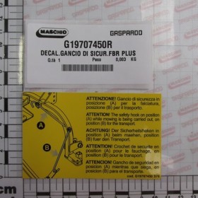 DECAL.HOOK OF SAFETY FBR PLUS