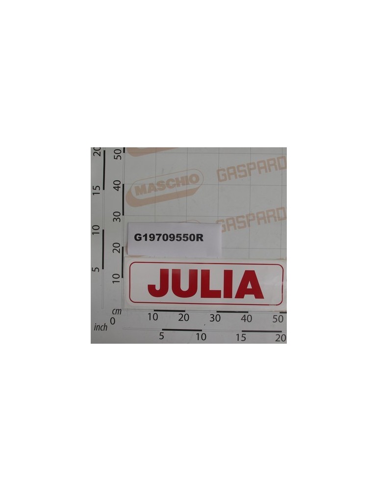JULIA STICKER H.90