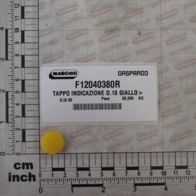 Maschio Gaspardo TAPPO INDICAZIONE D.18 GIALLO- F12040380R