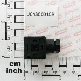 Maschio Gaspardo CONECTOR 30X30 DIN43650 3P+- U04300010R