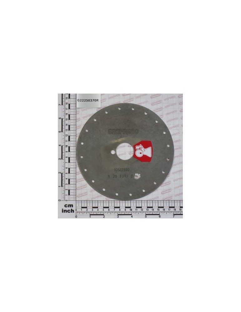 DISK 20 20 HOLES D.0-8 SP LMF.