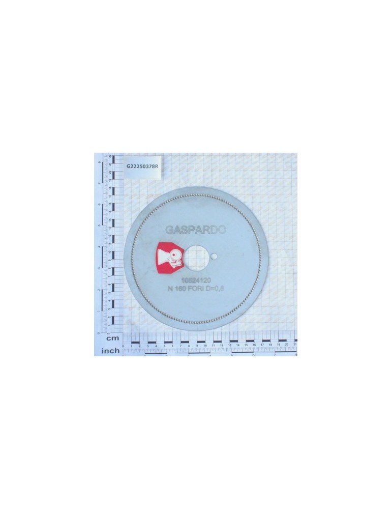 DISK 160 HOLES D.0-8 S.PI.SV L