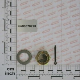 NUT, WASHER, SPLIT PIN - AXLE