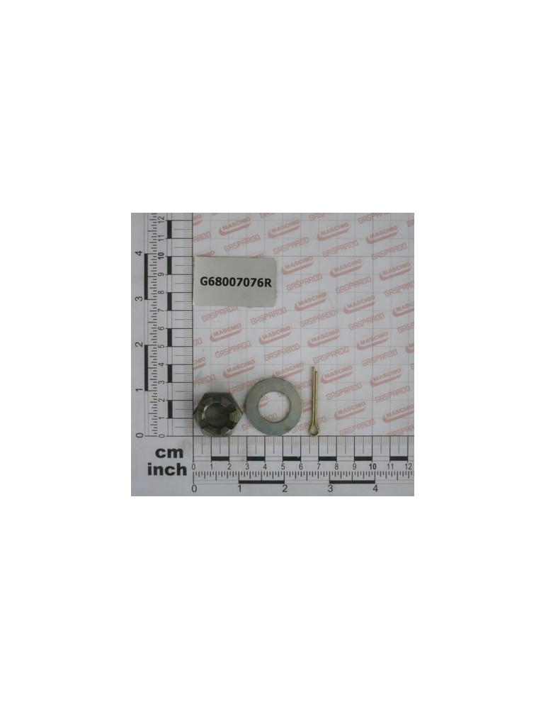 NUT, WASHER, SPLIT PIN