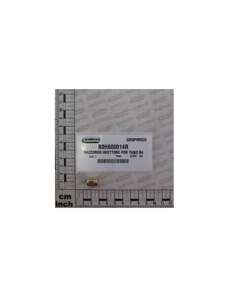 Maschio Gaspardo RACCORDO INIETTORE PER TUBO ï¿½4 B0H600014R