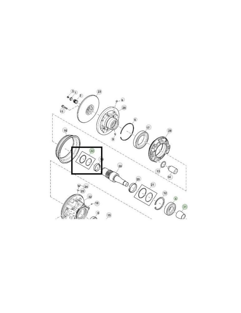 John Deere Simering RE300803