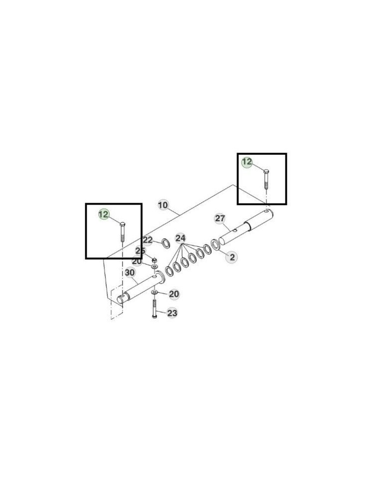 John Deere Surub 19M9575
